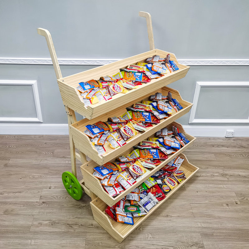 FixtureDisplays Flower Cart Vending Cart Farmers Market County Fair